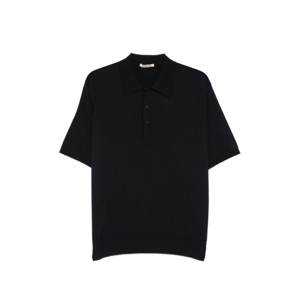 Auralee Men's Cotton Polo Shirt